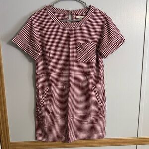 Madewell Gingham Plaid Dress Size XS